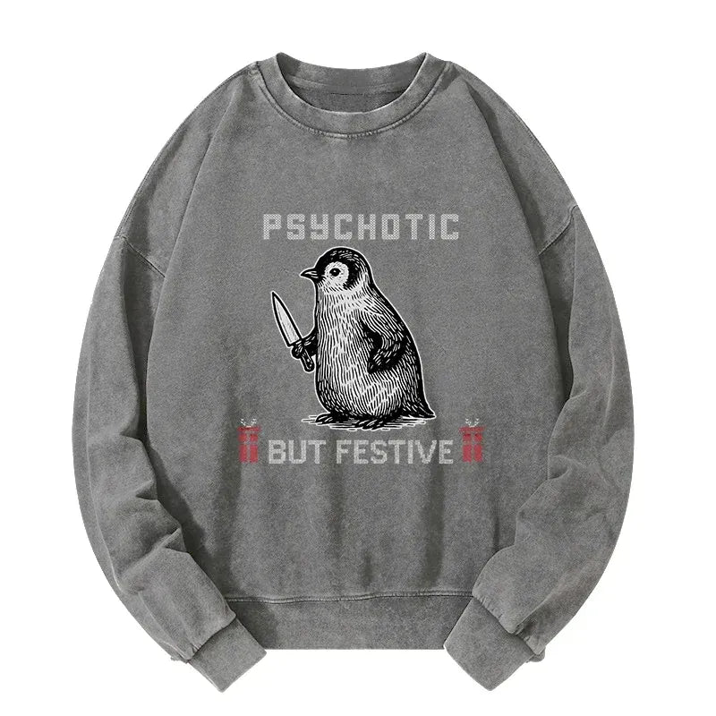 Japanese vintage washed sweatshirt for holiday