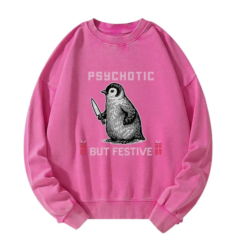 Japanese vintage washed sweatshirt for holiday