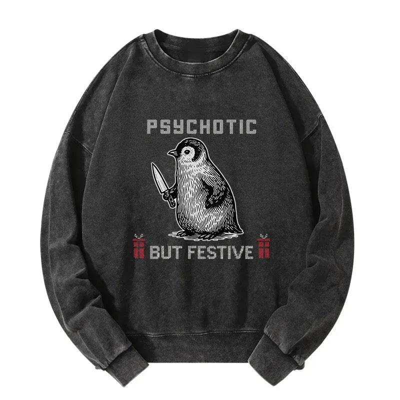 Japanese vintage washed sweatshirt for holiday