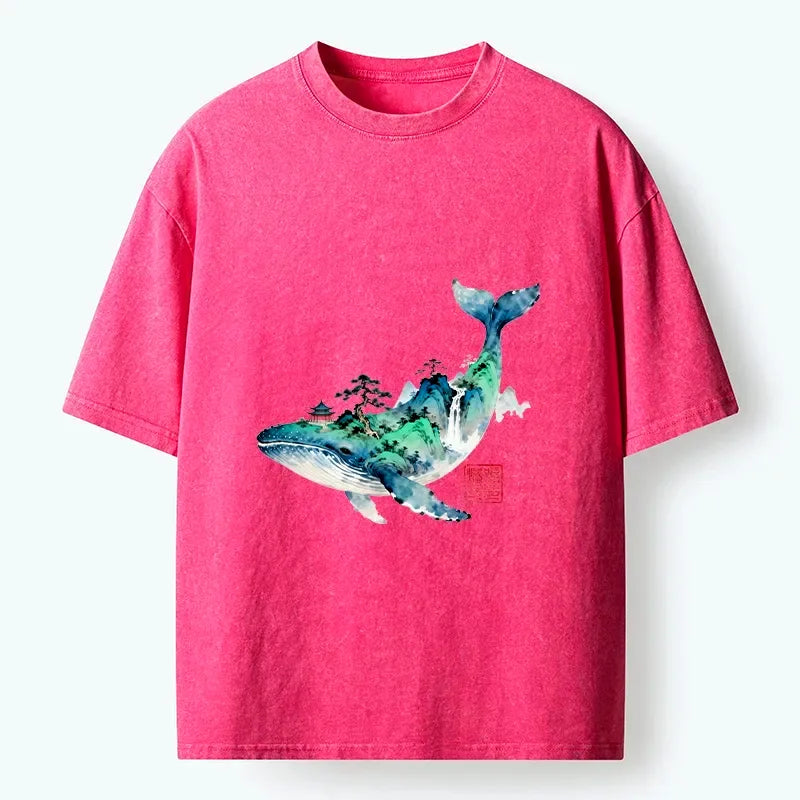 Kyoto Lion Cotton Tee for Daily Wear
