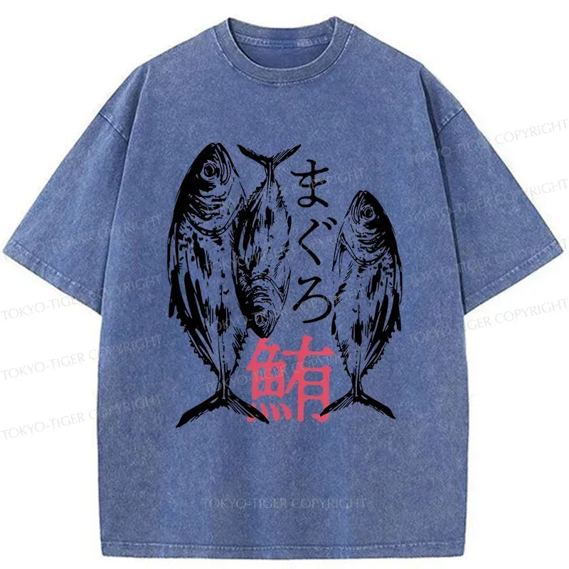 Kyoto-Lion Japanese Tuna Washed T-Shirt