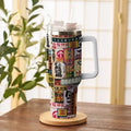 Kyoto-Lion Tokyo Street Signs Orange 40oz Tumbler
