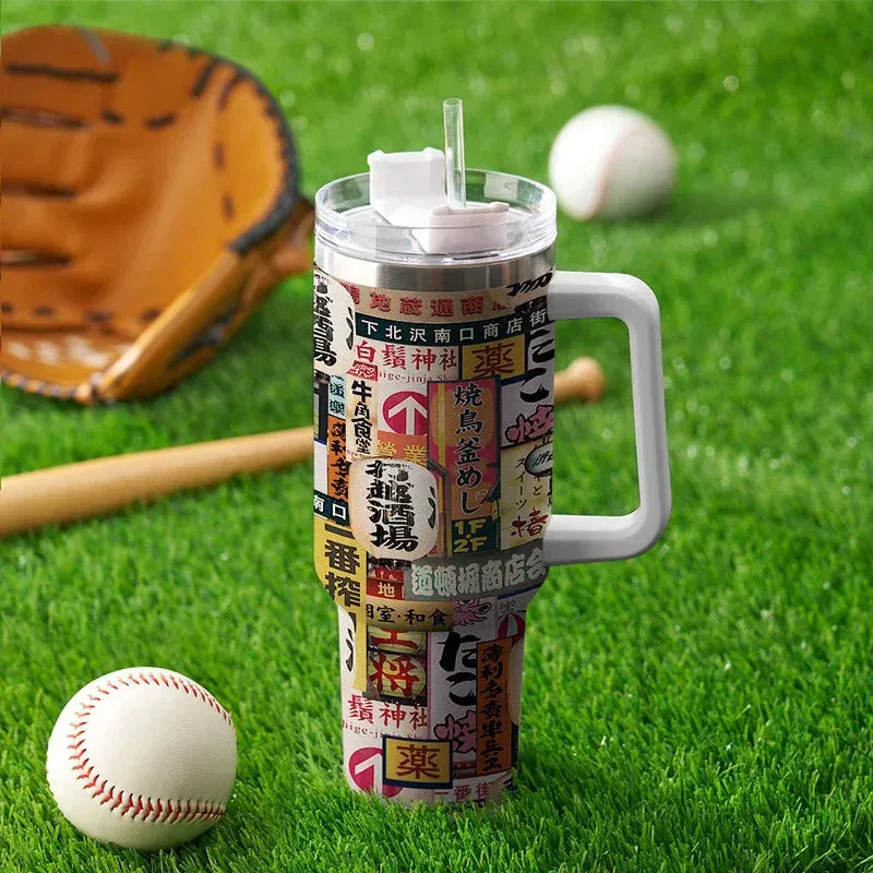 Kyoto Lion Design Tumbler for Daily Use
