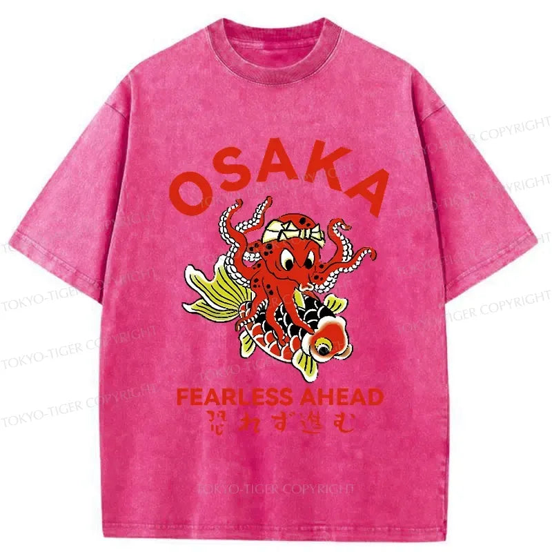Kyoto-Lion Fearless Ahead Washed T-Shirt