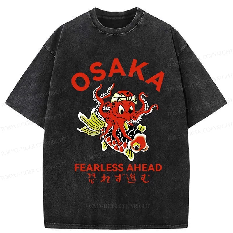Japanese vintage washed t-shirt for daily wear