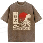 unisex vintage octopus tee gift idea
