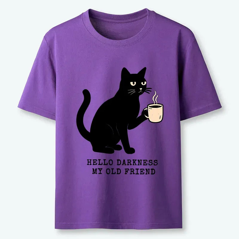 Japanese Vintage Black Cat T-Shirt