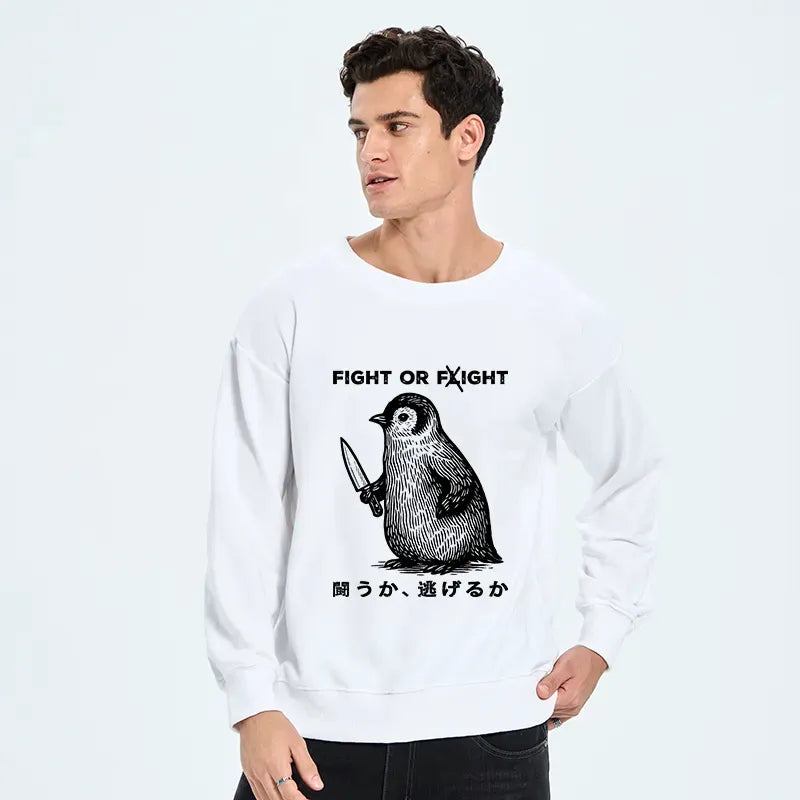 funny Kyoto lion sweatshirt for daily wear