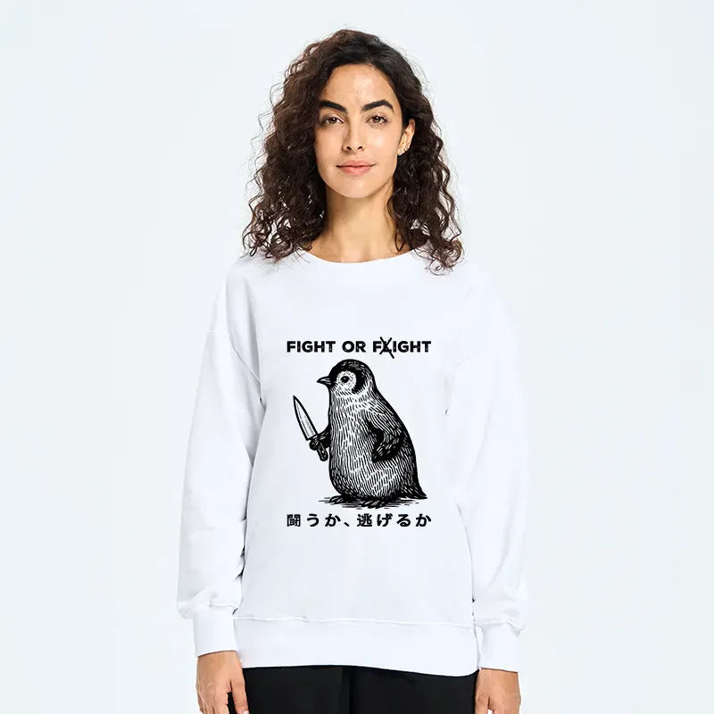 funny Kyoto lion sweatshirt for daily wear