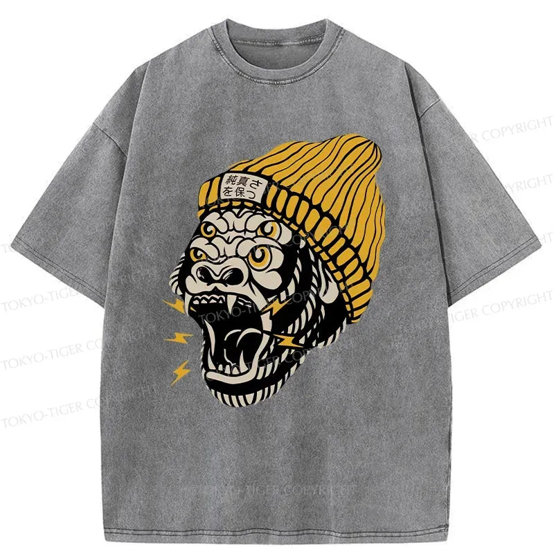 kyoto-lion washed shirt for daily wear