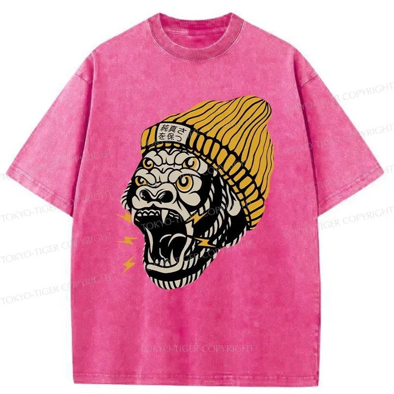 kyoto-lion washed shirt for daily wear