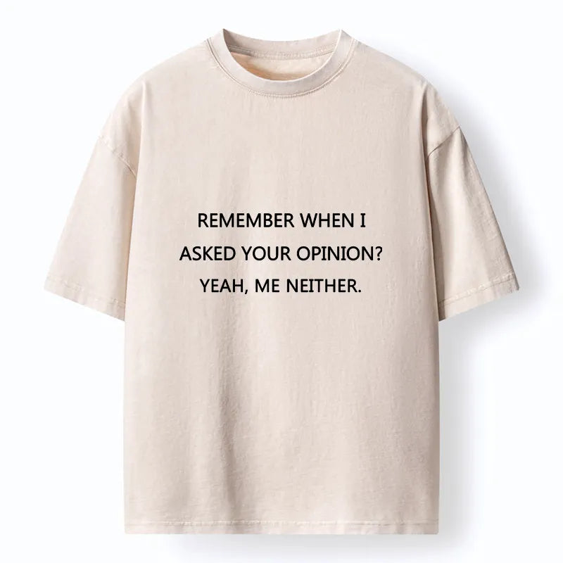 Kyoto-Lion Funny Sarcasm Quote Meme Washed T-Shirt
