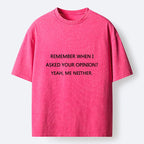 Kyoto-Lion Funny Sarcasm Quote Meme Washed T-Shirt