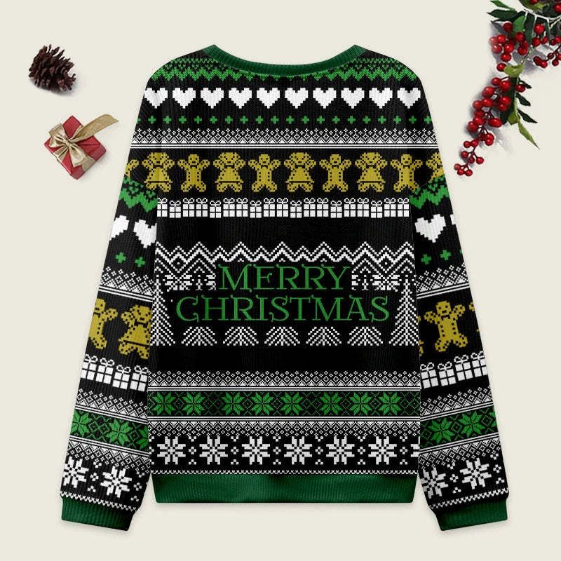 Japanese Daruma ugly Christmas sweatshirt