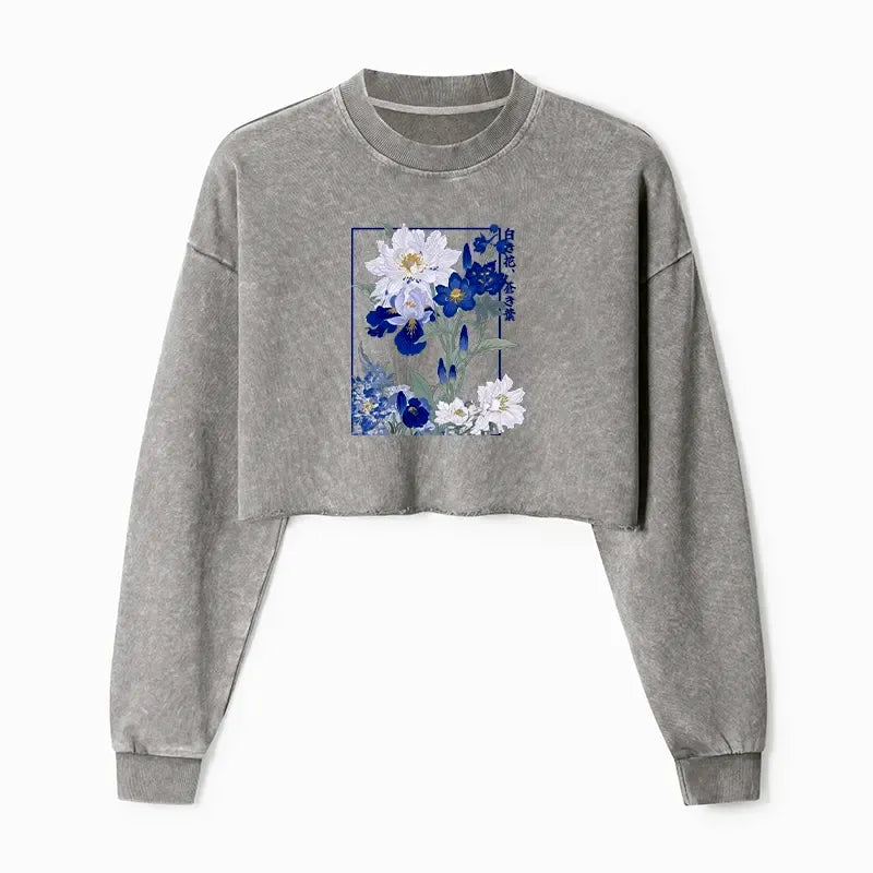 Vintage Japanese crop top for summer