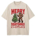 Kyoto-Lion Monkey Takes Off Christmas Star Washed T-Shirt