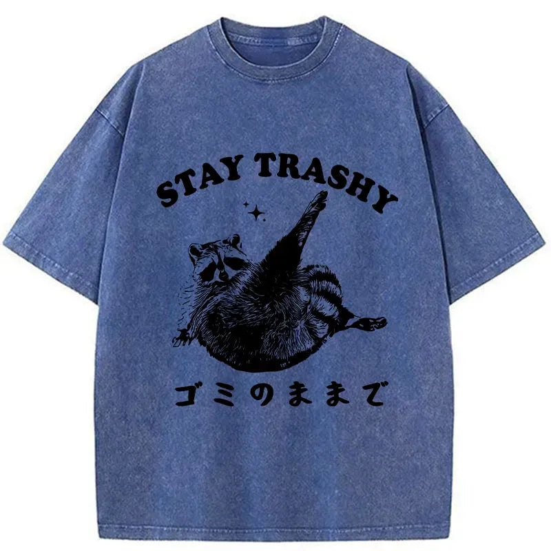 japanese vintage raccoon t-shirt