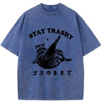 japanese vintage raccoon t-shirt