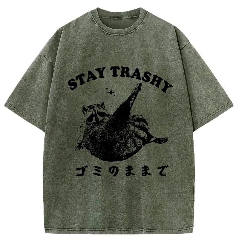 washed unisex t-shirt for daily wear