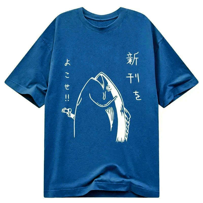 japanese fish classic white t-shirt