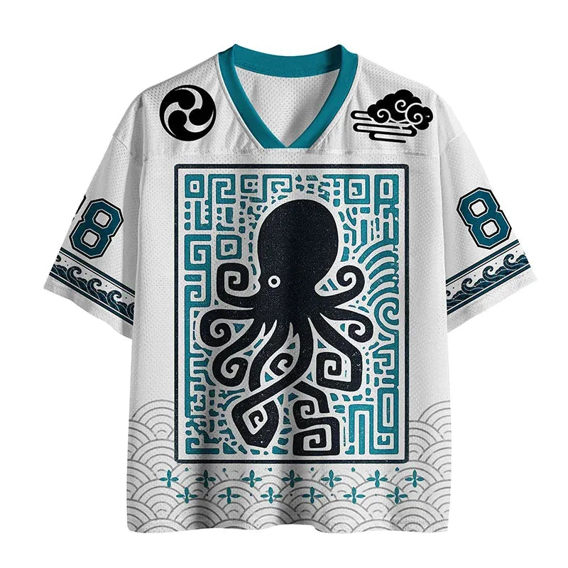 Kyoto-Lion Cute Capybaras Mesh Jersey