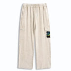 Japanese style washed sweatpants for summer