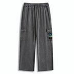 Starry night cat utility sweatpants free shipping