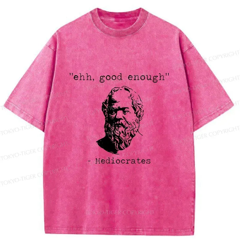 Kyoto-Lion Mediocrates Meme Washed T-Shirt