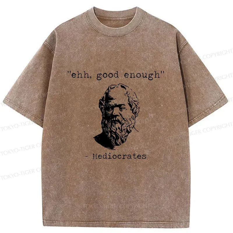 Kyoto-Lion Mediocrates Meme Washed T-Shirt