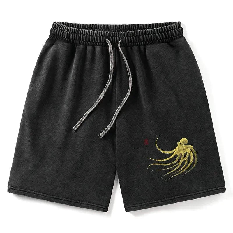 Unisex Octopus Shorts for Daily Wear