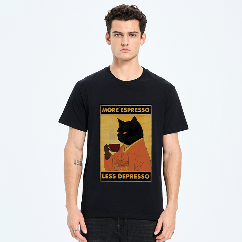Kyoto lion espresso distress tee free shipping