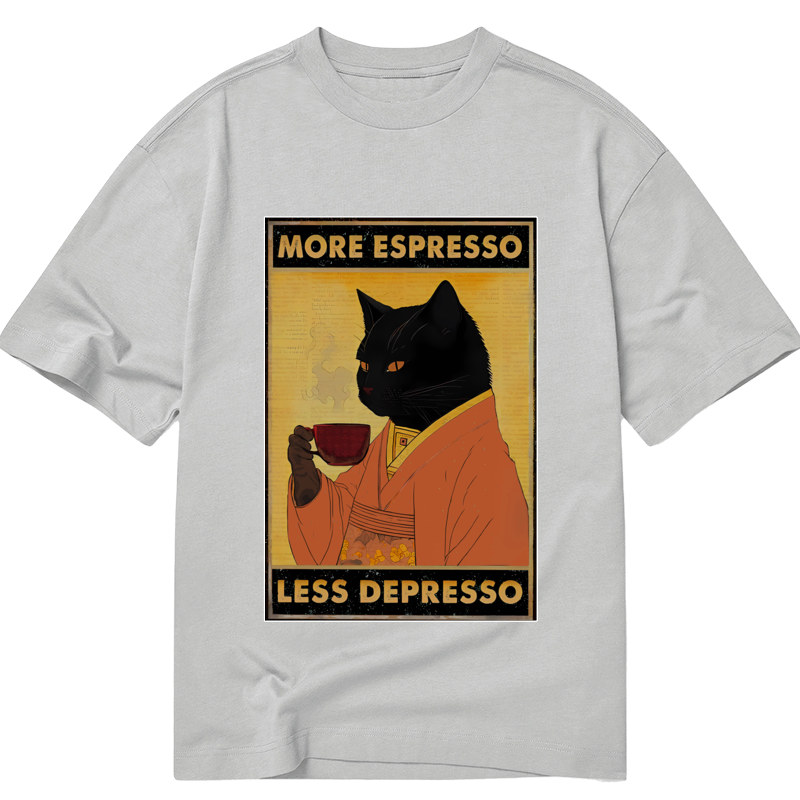 Kyoto lion espresso distress tee free shipping