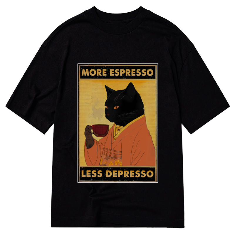 Kyoto lion espresso distress tee free shipping