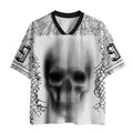 Funny Skull Mesh Jersey Trendy