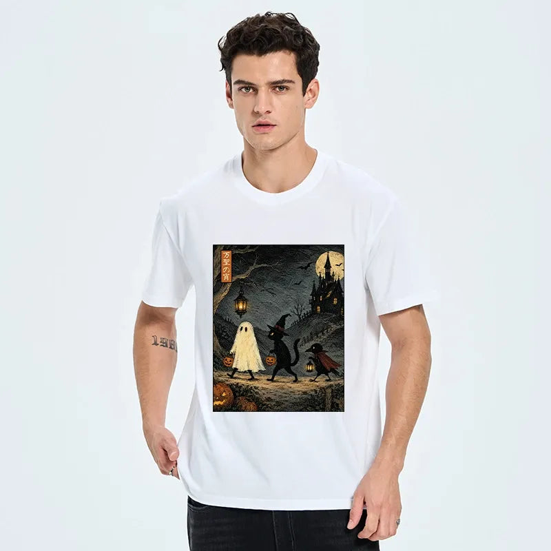 Kyoto-Lion Vintage Halloween Crew Classic T-Shirt
