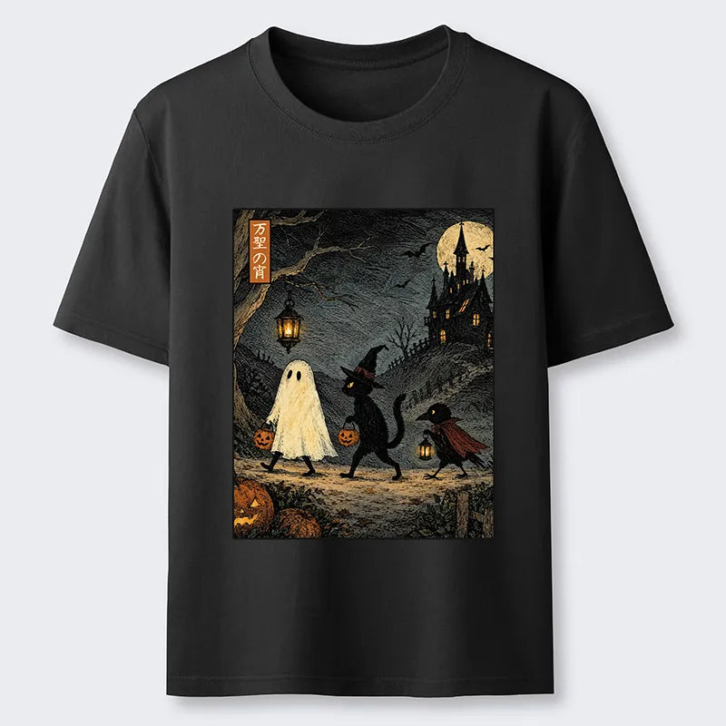 Kyoto-Lion Vintage Halloween Crew Classic T-Shirt