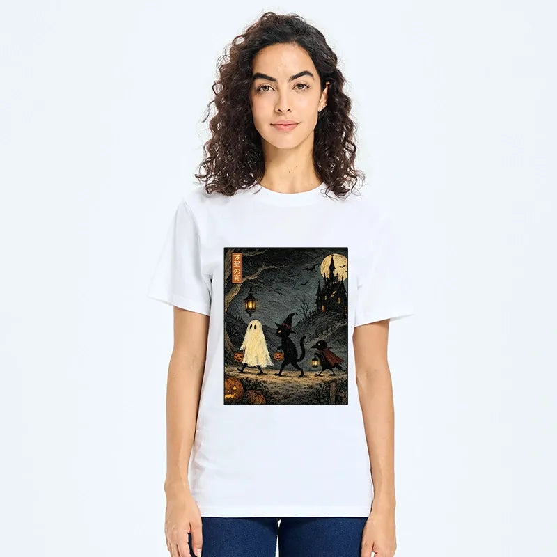 Kyoto-Lion Vintage Halloween Crew Classic T-Shirt