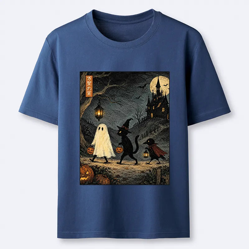 Kyoto-Lion Vintage Halloween Crew Classic T-Shirt
