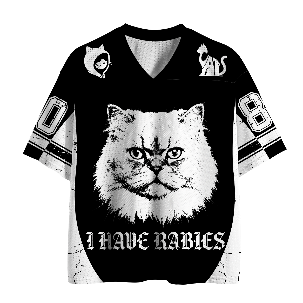 Funny Cat Meme Mesh Jersey for Summer