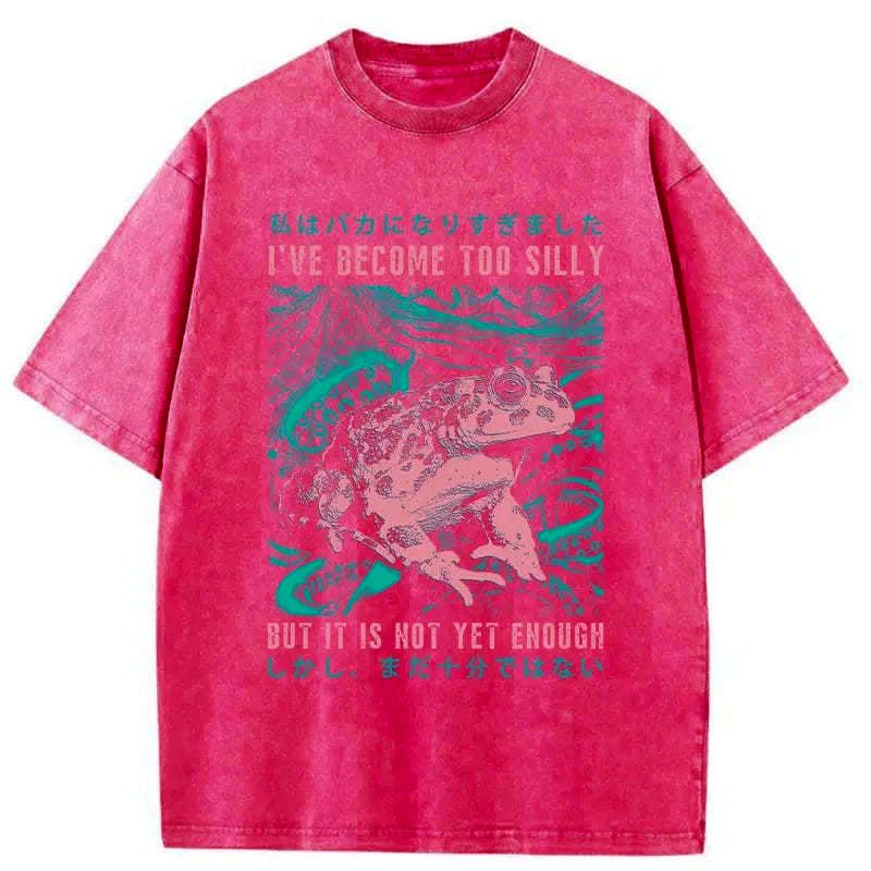 Kyoto-Lion Stupid Frog Janpan Washed T-Shirt