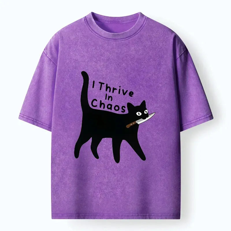 Washed Cat Tee Best Seller