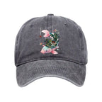 Kyoto-Lion Journey Of The Flowing Koi Washed Cap
