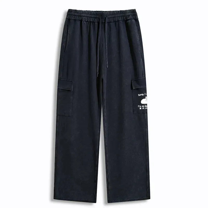 Kyoto-Lion Indoor Kitten Washed Utility Sweatpants