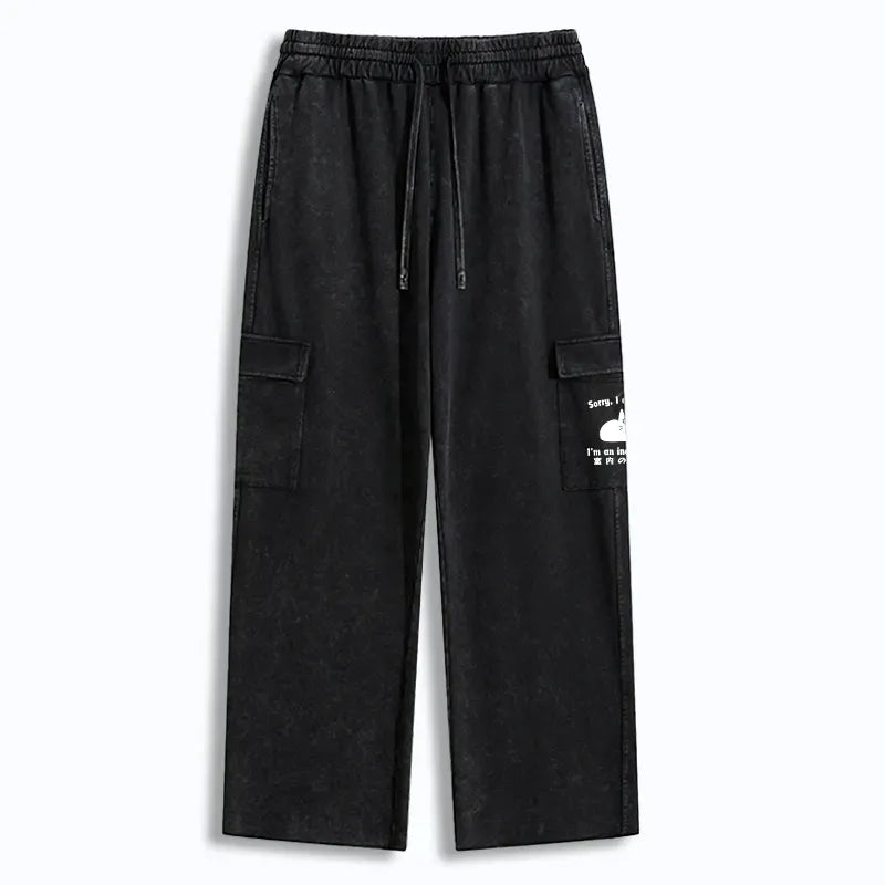 Kyoto-Lion Indoor Kitten Washed Utility Sweatpants