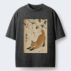 Relaxed Fit Sakura T-Shirt Free Shipping