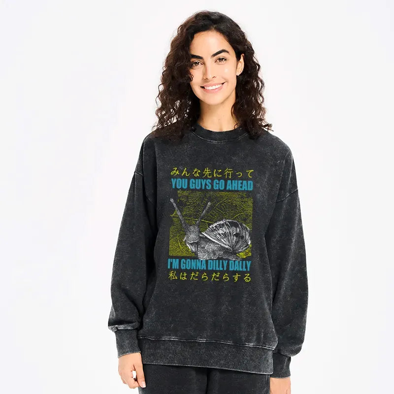 unisex Japanese sweatshirt for streetwear