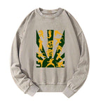 Kyoto-Lion Japanese Ninja Print Washed Sweatshirt