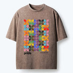 vintage Kyoto lion washed tee for streetwear