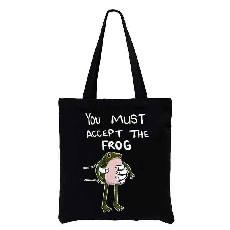 kyoto lion frog tote bag for gift