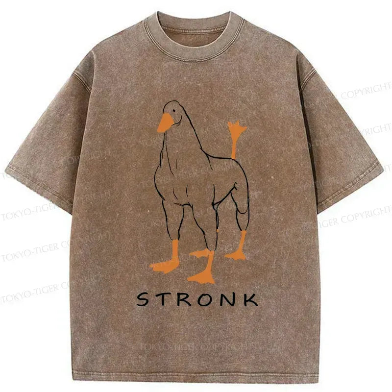 Kyoto-Lion Strong Goose Washed T-Shirt
